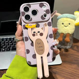 Cat Stand iPhone Case – Foldable Stand Design & Full Protection