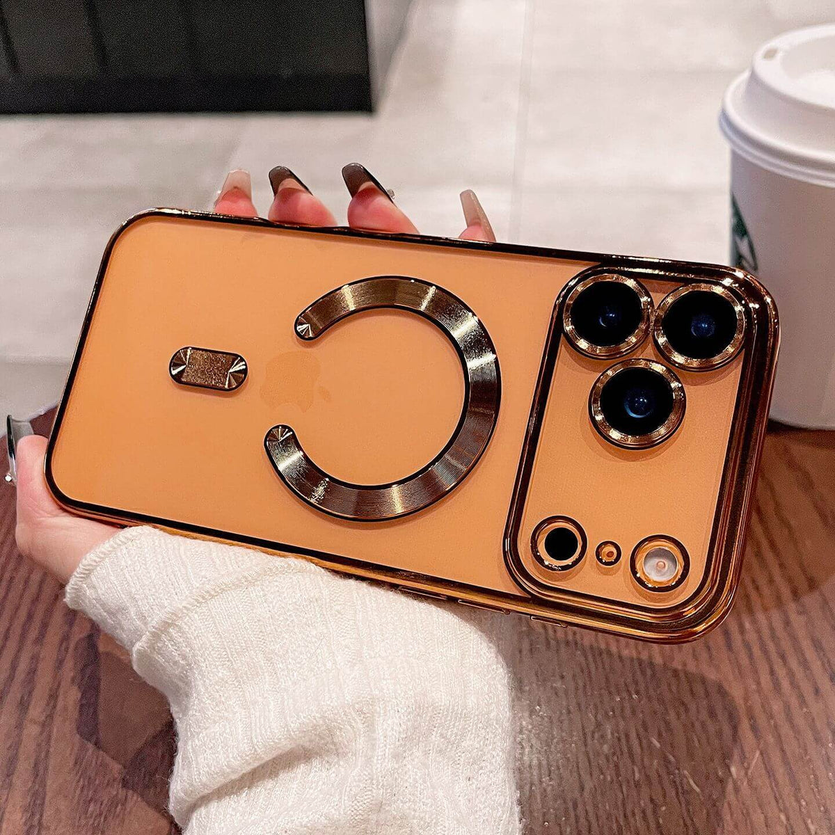 Classic Magnetic Shield iPhone Case – Full Coverage & Camera Protection