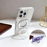 Glitter MagSafe Phone Case for Women | Rhinestone Stand Case for iPhone 14–17 Pro Max | Fangcase