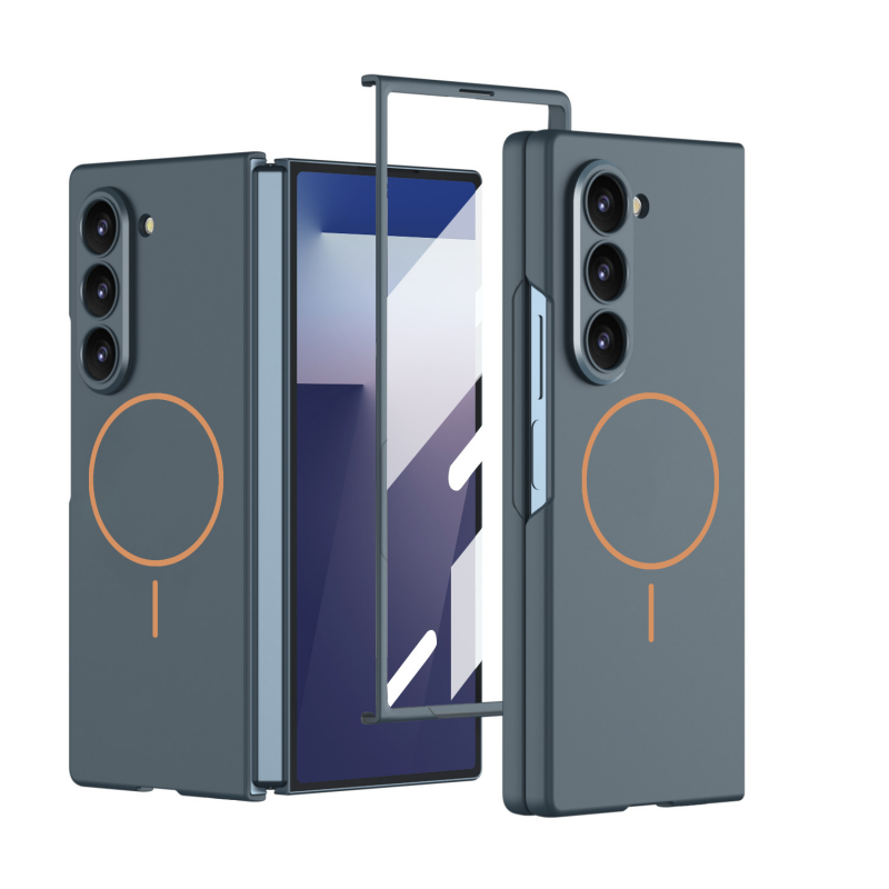 Galaxy Z Fold 7 Magnetic Slim Case with Built-in Screen Film