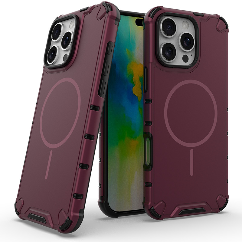 Textured Matte Finish, Shockproof Protection, MagSafe iPhone Case