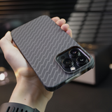 Minimalist Pixel Texture Case with Heat Dissipation