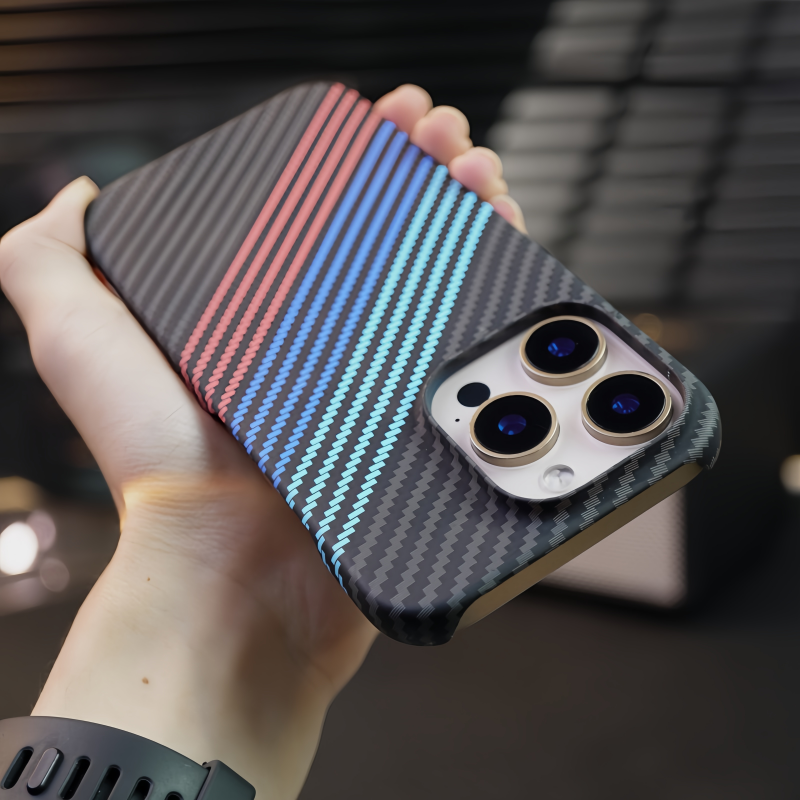 Minimalist Pixel Texture Case with Heat Dissipation