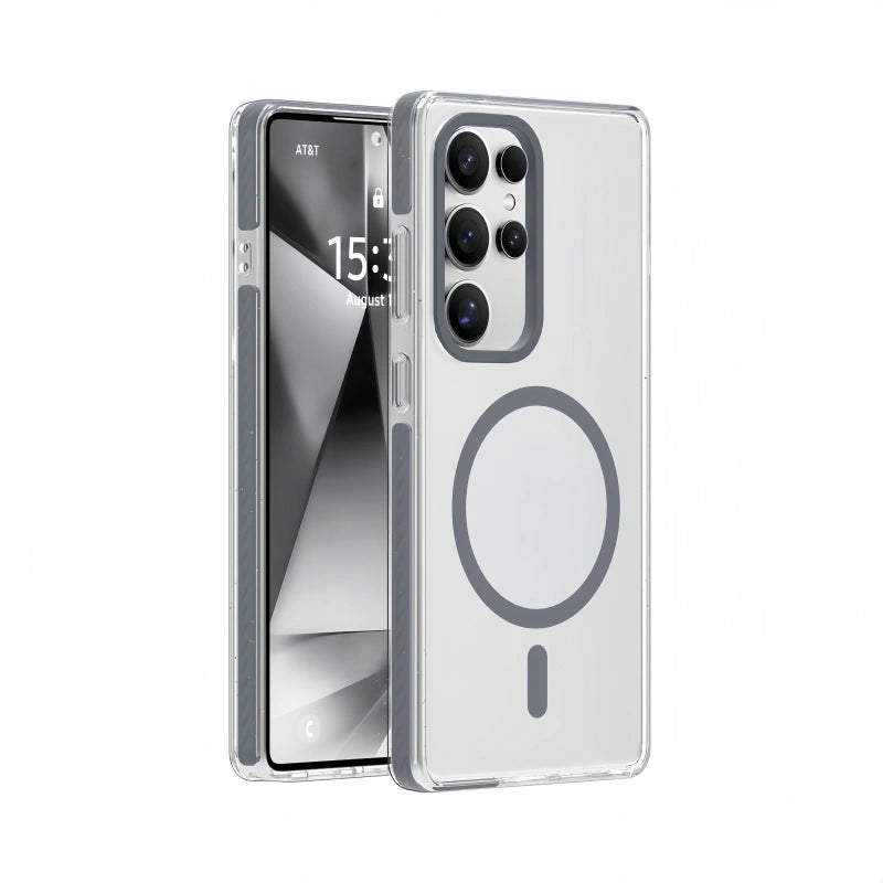 Candy Series MagSafe Clear Case for Samsung – Shockproof & Glossy Finish