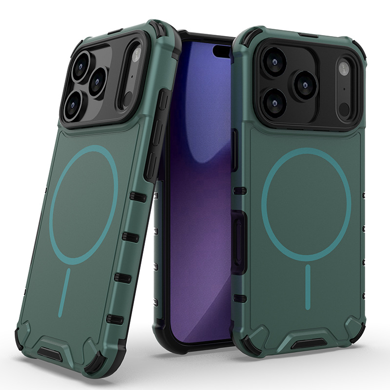 Rugged MagSafe iPhone Case with Airflow Texture | Shockproof & Cool