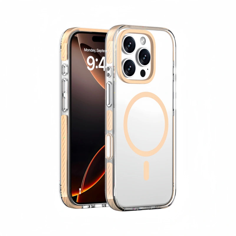 Candy Series MagSafe Clear Case for iPhone – Shockproof & Glossy Finish