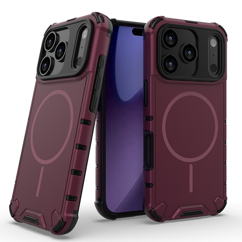 Rugged MagSafe iPhone Case with Airflow Texture | Shockproof & Cool